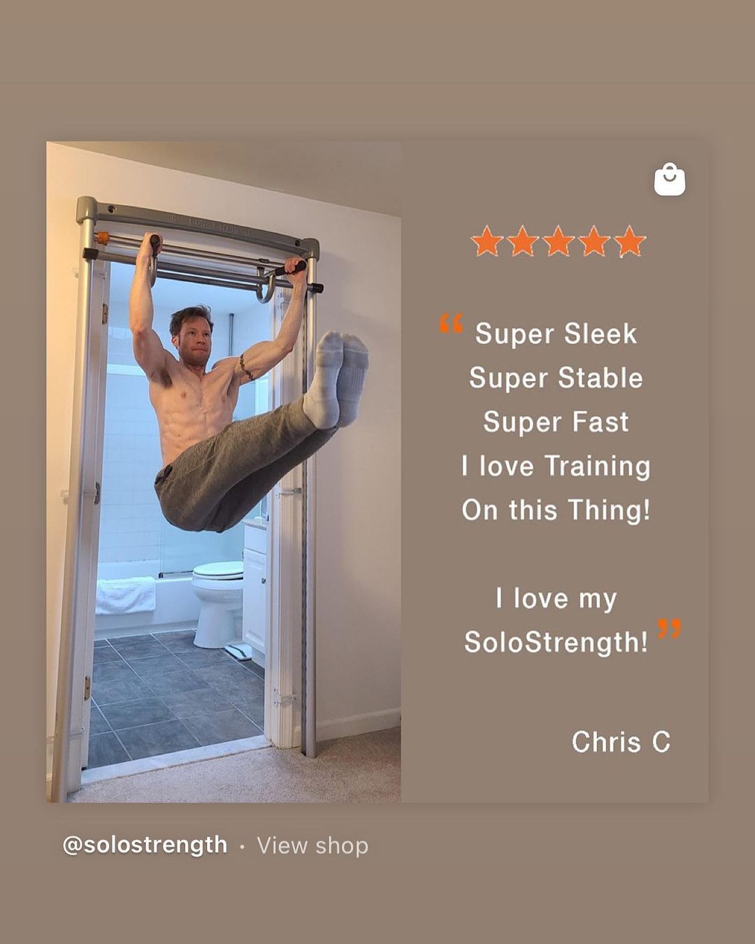 customer review SoloStrength ultimate home doorway gym adjustable pull up bar dip station