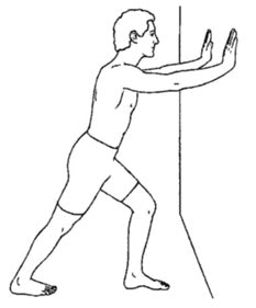 Standing Wall Calf Stretch 