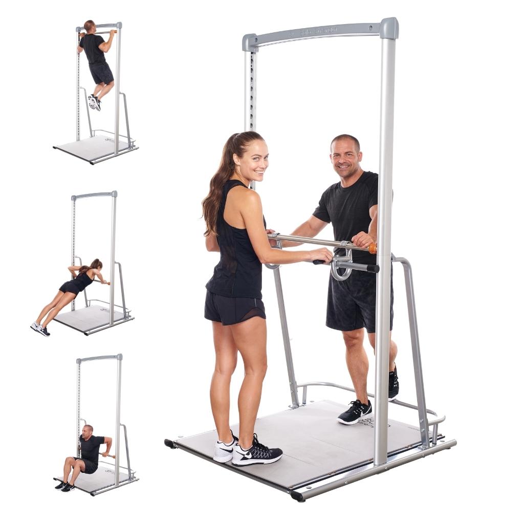 SoloStrength Wall-Mounted Training Station Adjustable Pull Up Bar
