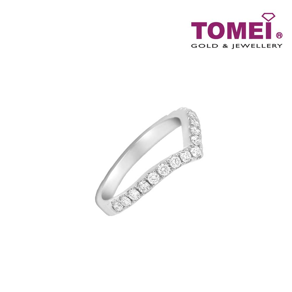 TOMEI EB Evermore Female Diamond Ring I White Gold 750 (18K) (EBE-R4821)