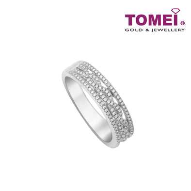 [NEW ARRIVAL] TOMEI Diamond Ring I White Gold 750 (18K) (R4917)