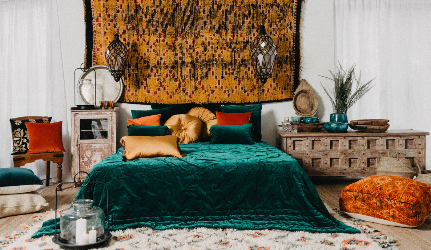 Vintage Moroccan Bedroom Eclectic Style