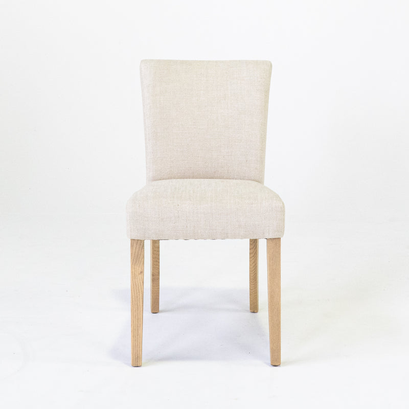 white cloth chairs