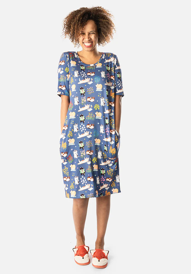 Popsy Clothing  Quirky Patterns on Dresses With Pockets