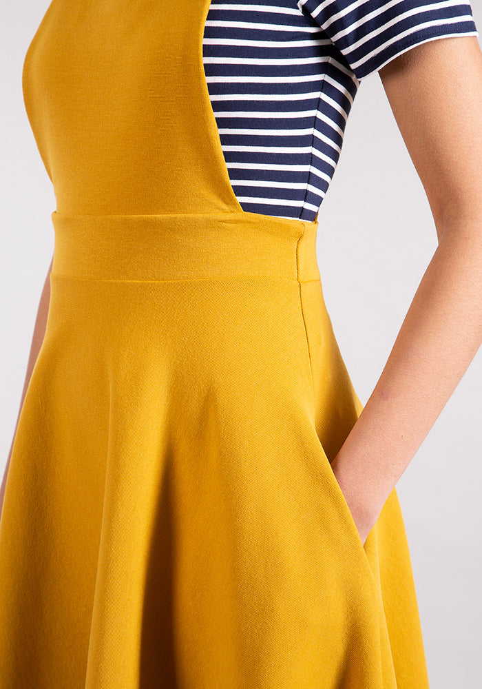 mustard pinafore