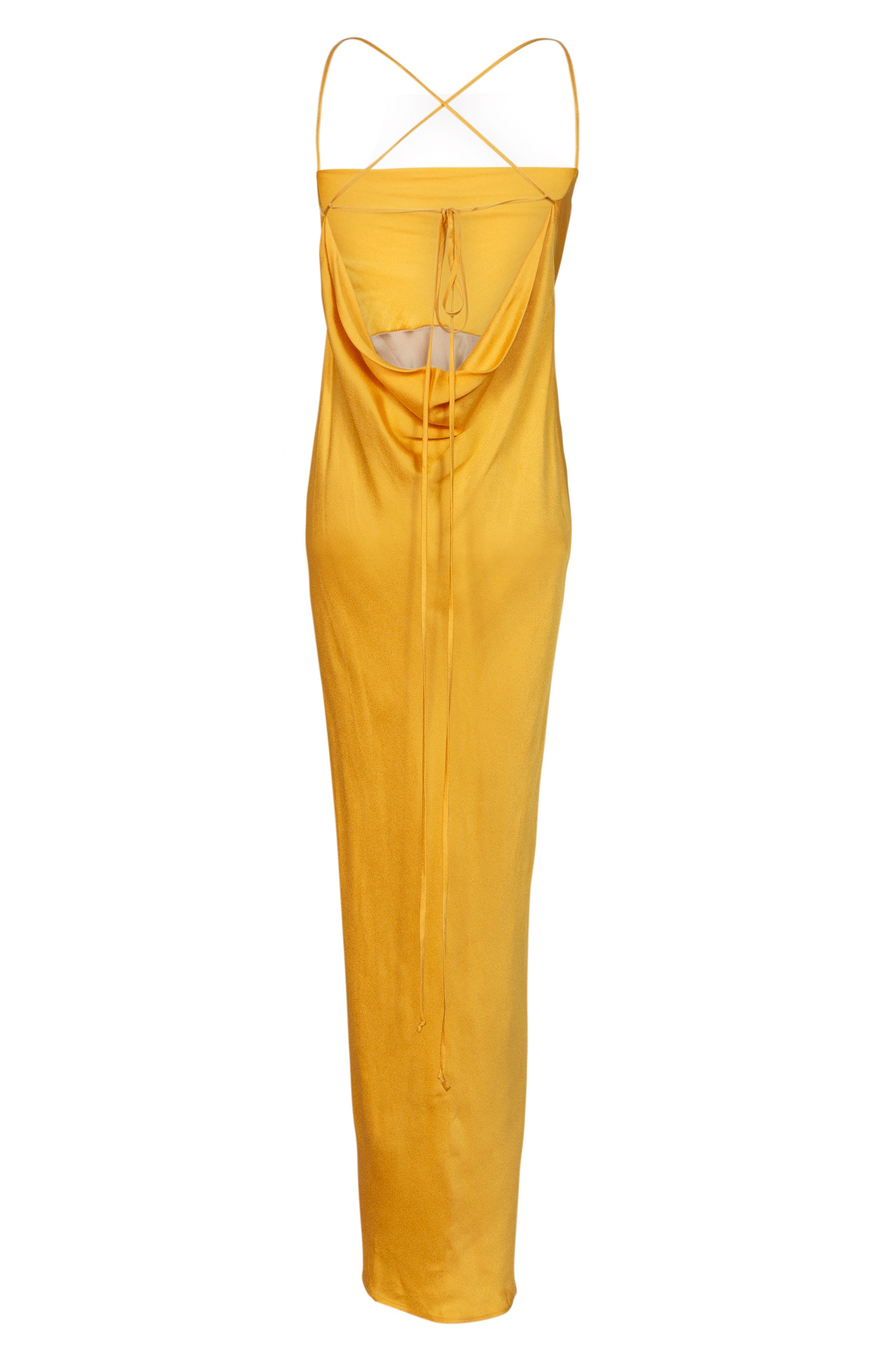 Harbison Diamond Slip Dress in Mango | SS '22 Runway (est. retail $695 ...