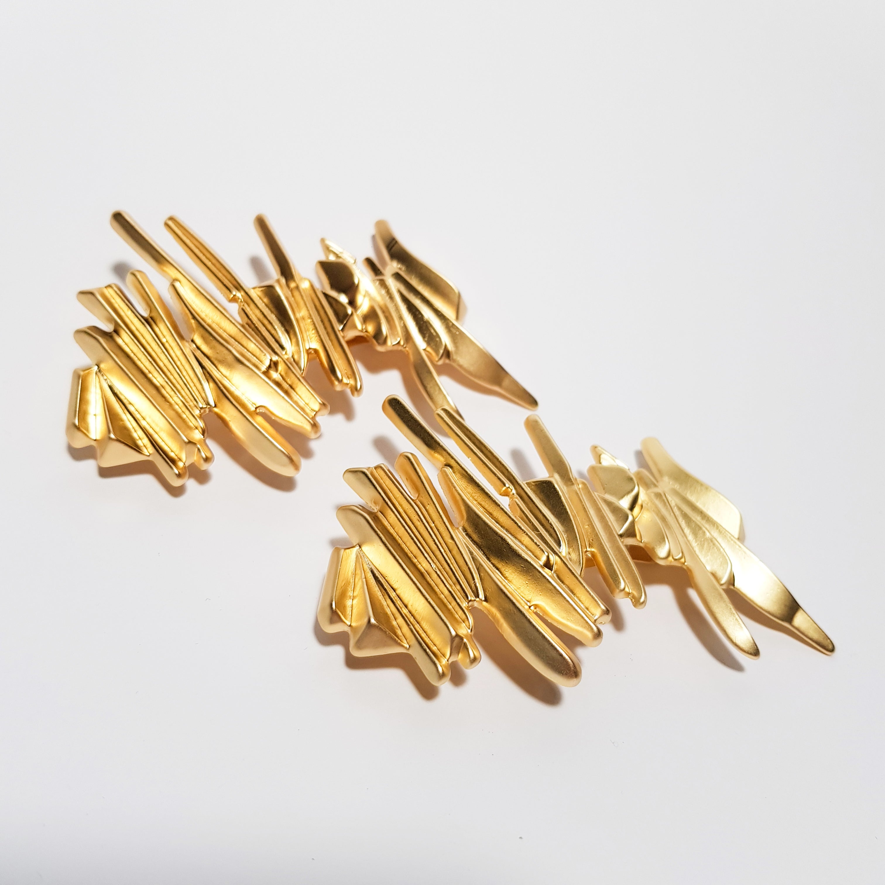 gold hair clips