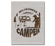 Camping Stencils