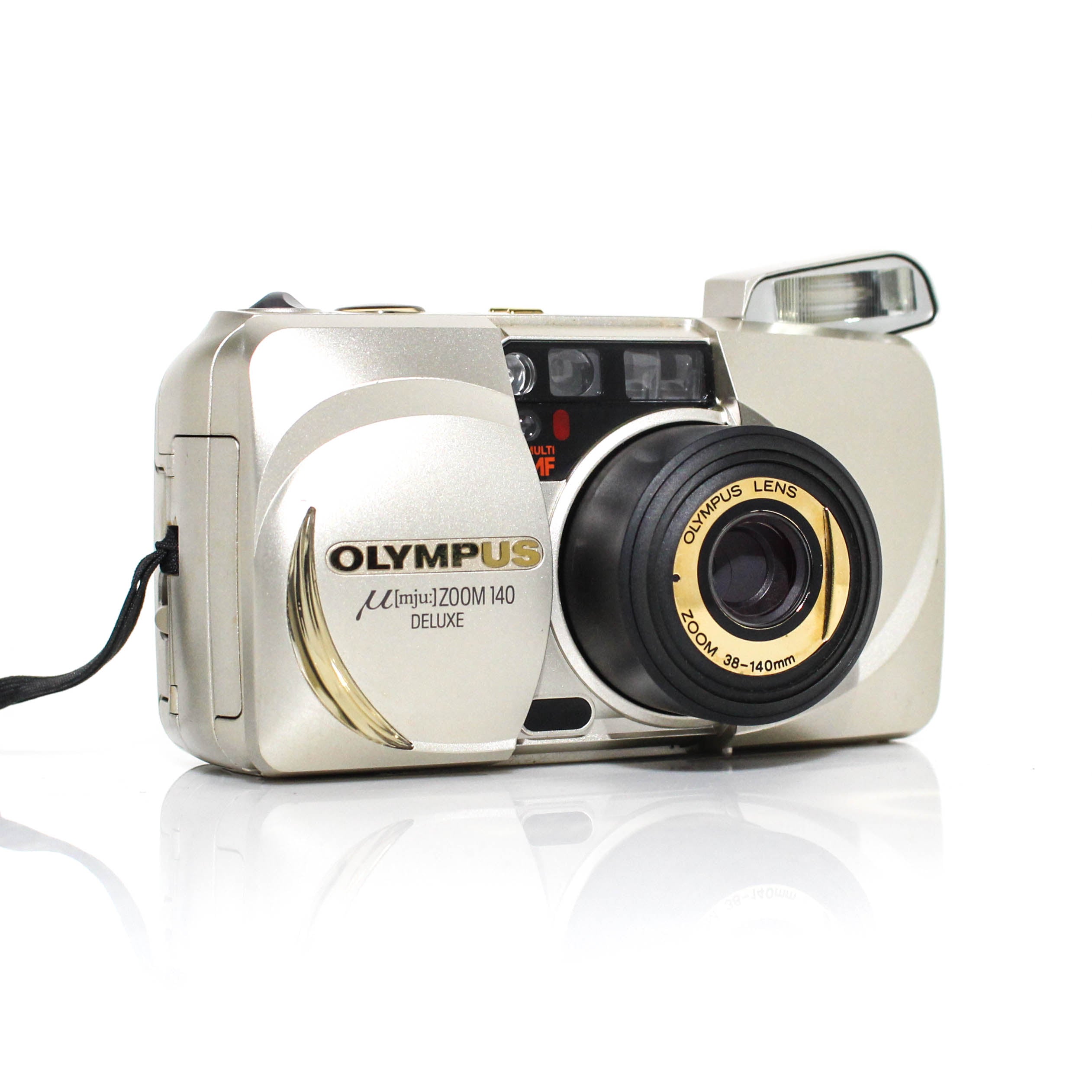 De databank Italiaans Kaal OLYMPUS µ[Mju:]-II Zoom 140 Duluxe Point and Shoot 35mm Film Camera –  Beginning Film