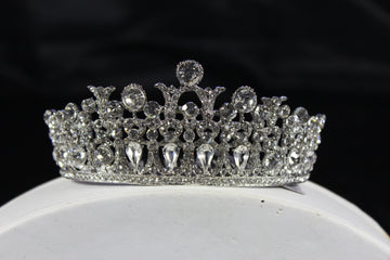 Crystal Rhinestone Quinceanera Wedding Princess Crowntia-TIA2