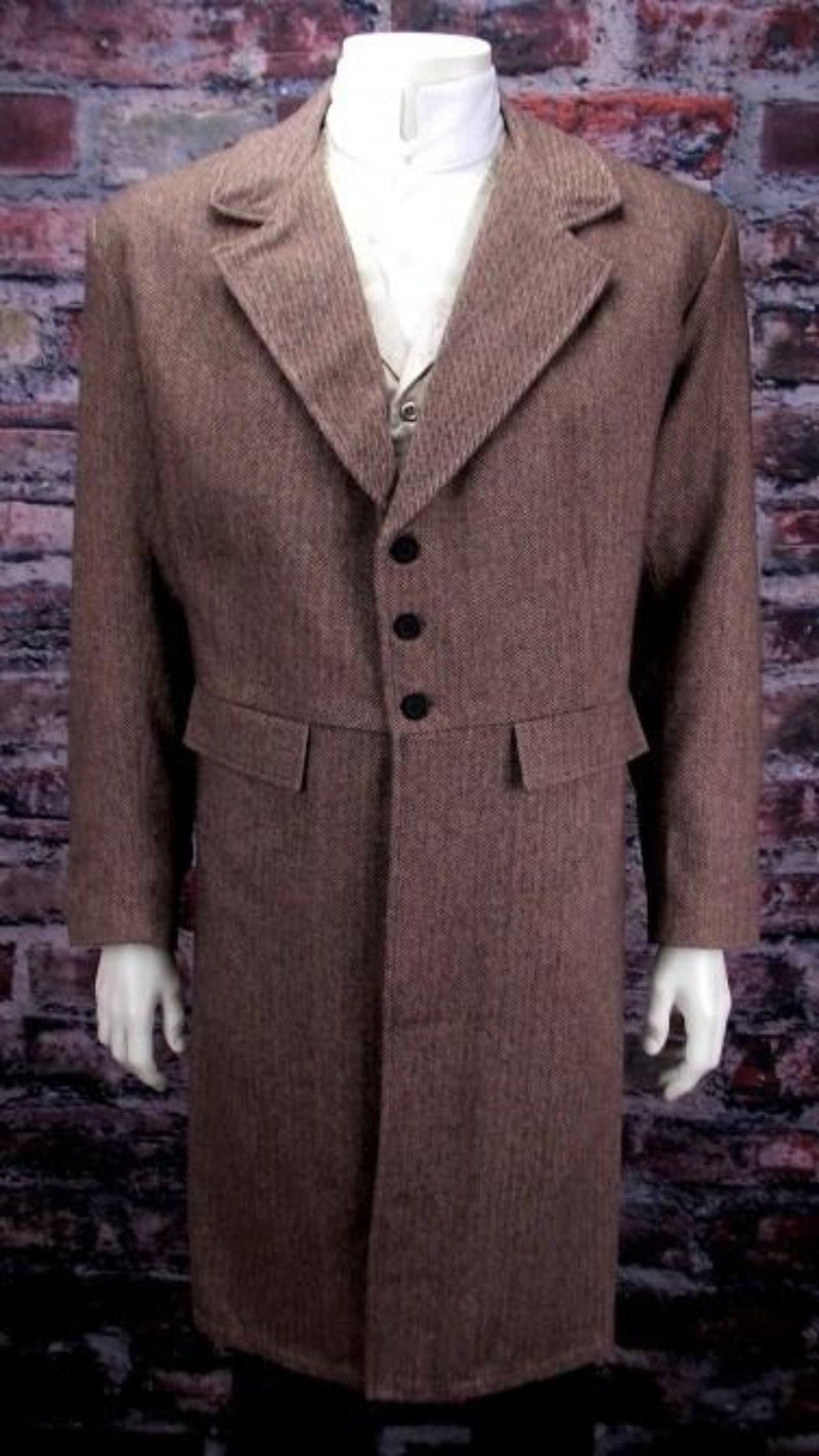 19th Century Kansas City Mens Vintage Victorian Inspired Frock Coat