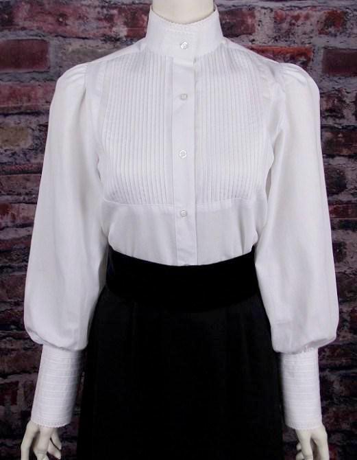 Victorian High Neck Ladies Blouse CL442