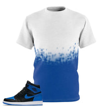 Load image into Gallery viewer, Shirt to Match AJ1 Royal Sneaker Colorway Matching &quot;Faded 2.0&quot; All Over Print T-Shirt