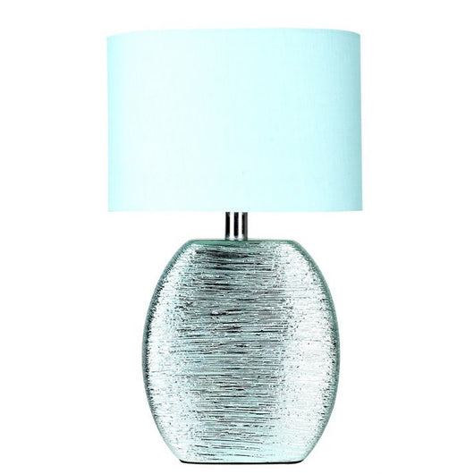 duck egg blue bedside lamps