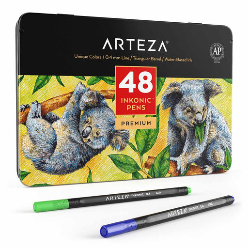 ARTEZA Real Brush Pens, 48 Watercolor Pens for Dynamic set of 48, 48  Colours