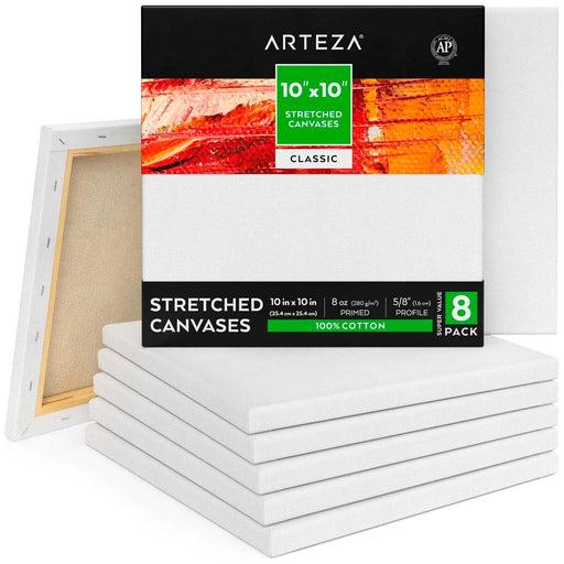 18 x 24 Value Series Cotton Canvas 2pk - Stretched Canvas - Art Supplies & Painting