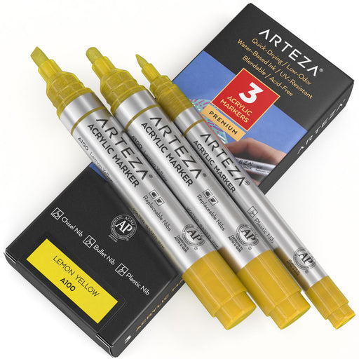 Spectrum Noir Acrylic Paint Marker (4PC)-Bright -Crafter's Companion US