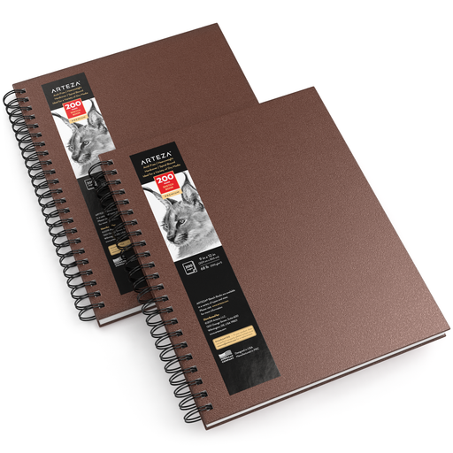 Alpha Series Premium Hard Cover & Bound Sketch Book - 851177003338