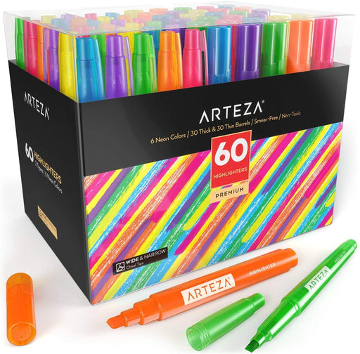 Fabric Markers, Fine & Ultra Fine Dual-Tip - Set of 30