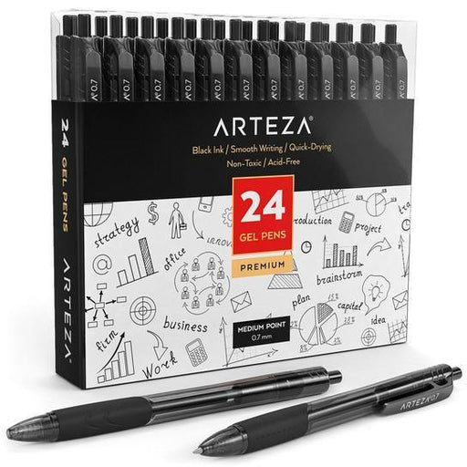 Scribbles That Matter Premium Fineliner Pens Black Set of 5 | Smooth, Precise, Ergonomic Black Ink Writing Pens for Journaling, Planning, Sketching