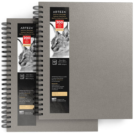 Art-N-Fly 32 Sheets Black Sketch Pad 9x12 - Black Sketchbook Drawing  Paper, Perforated Edge on Spiral Bound 88 LB - Art Black Sketch Book for  Colored Pencils, Graphite, Charcoal, Pastels & Gel