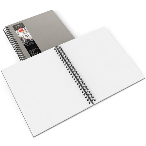 US Art Supply 11 x 14 Top Spiral Bound Sketch Book Pad, Pack of 2, 30  Sheets Each, 90lb (160gsm) - Acid-Free Heavyweight Paper, Artist Sketching