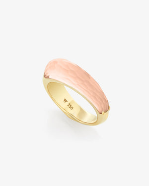 CH2 Shard Stack Ring - Peach Quartz - The Vault Nantucket