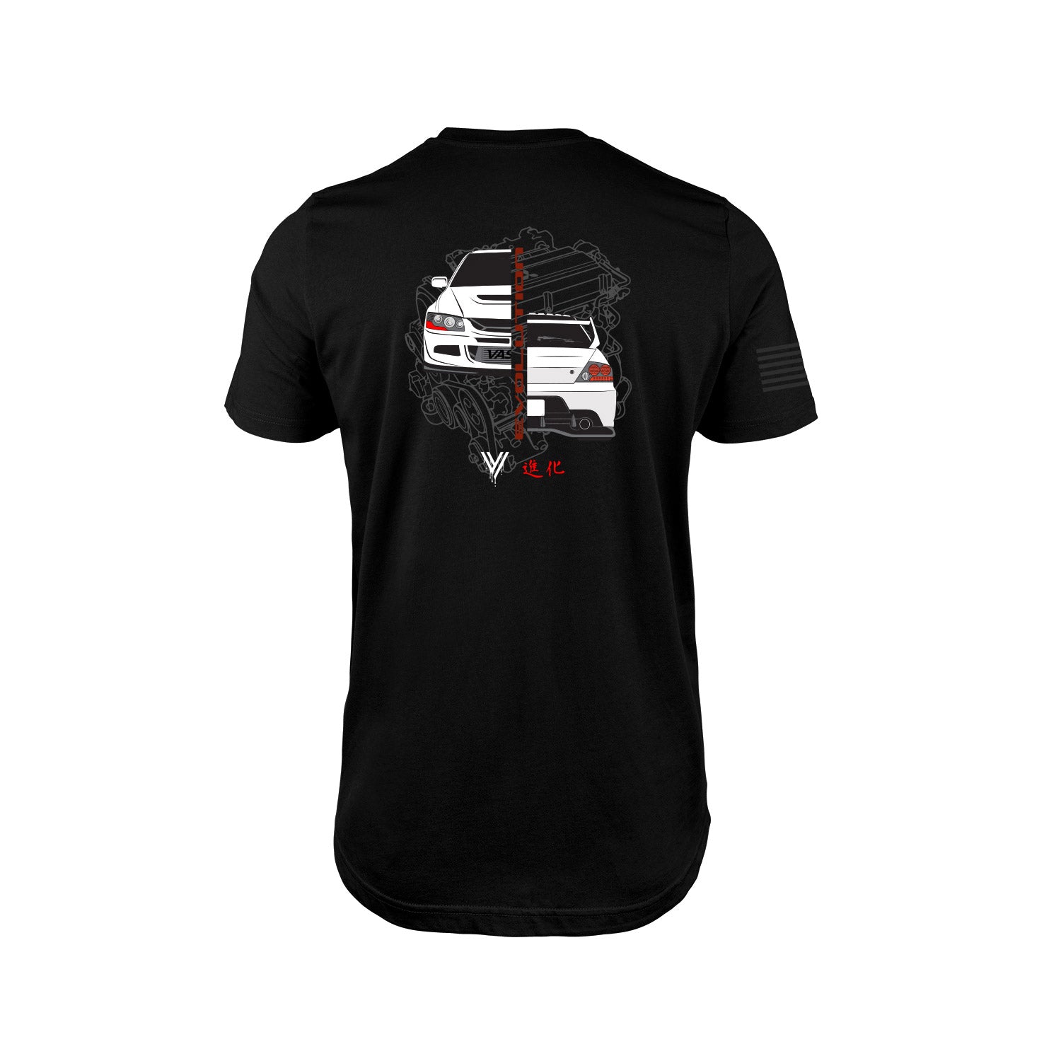 Vasyn x Evolution Tee- Black - Vasyn Apparel product image