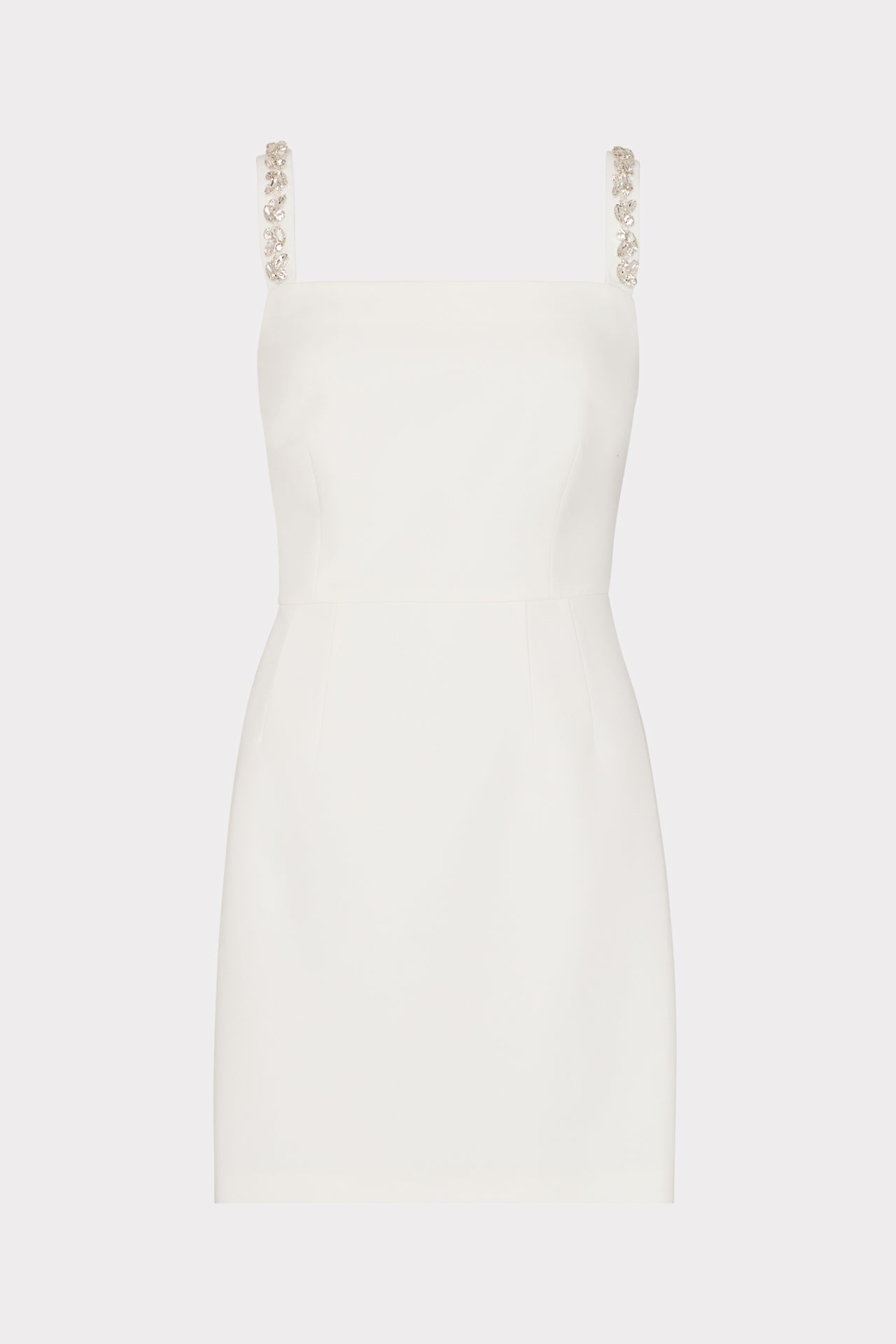 White / S - Caroline Mesh Ruffle Strapless Pleated Dress