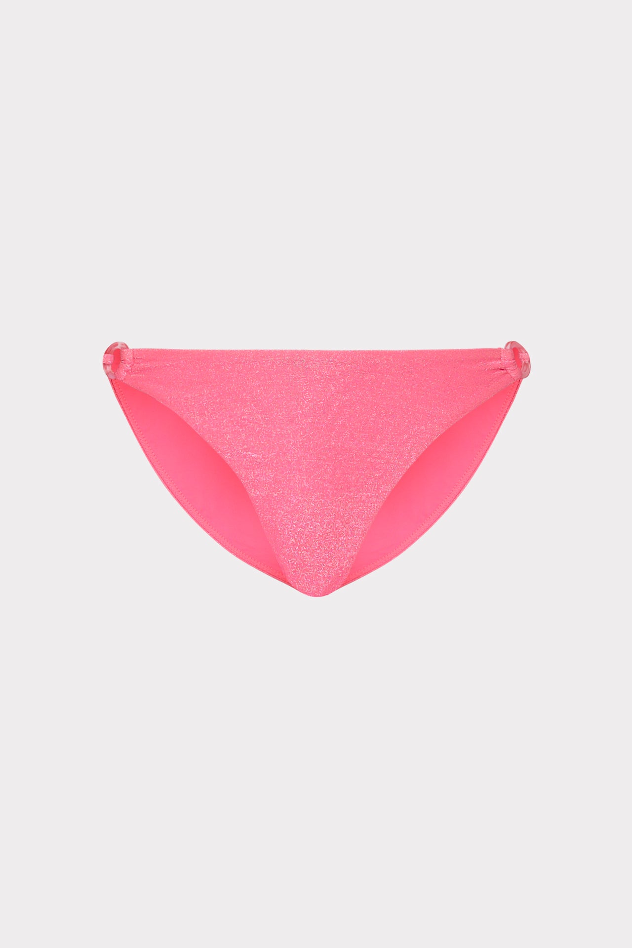 Margot Lace Eyelet Bikini Bottom In Pink