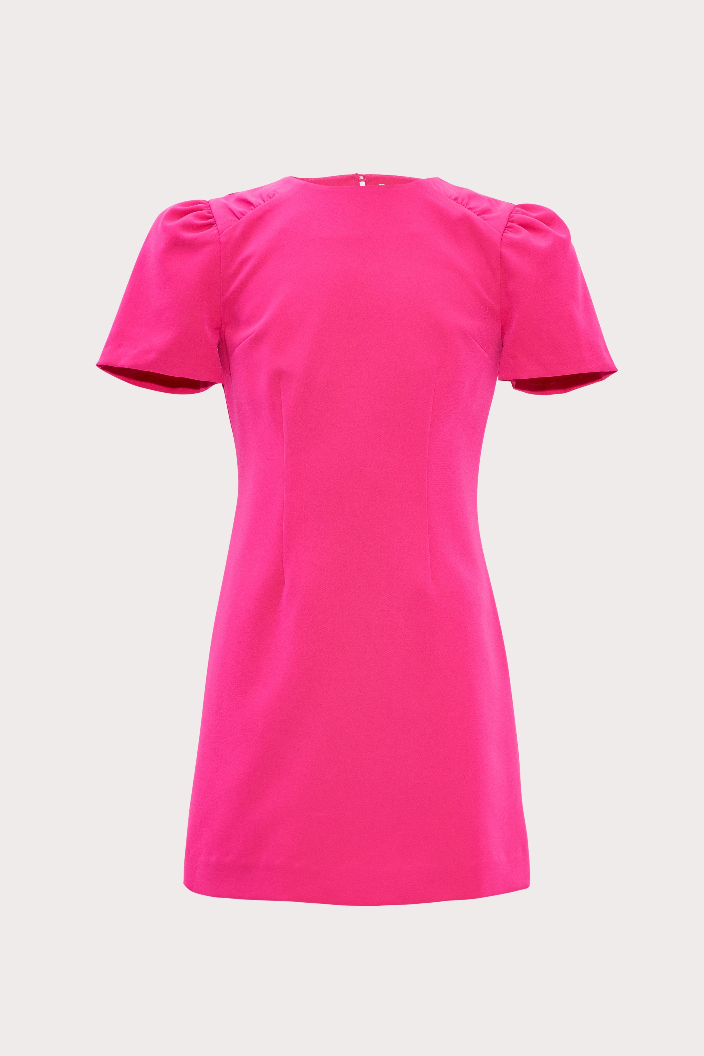 Milly Mini Francesca Cady Ruch Dress In Magenta