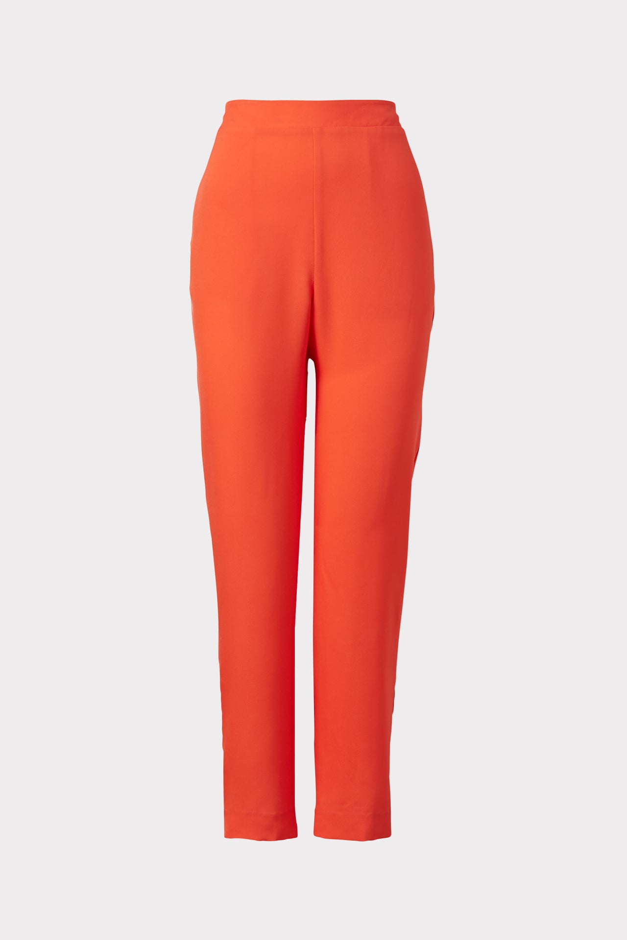 Milly Marcia Satin Pants In Coral