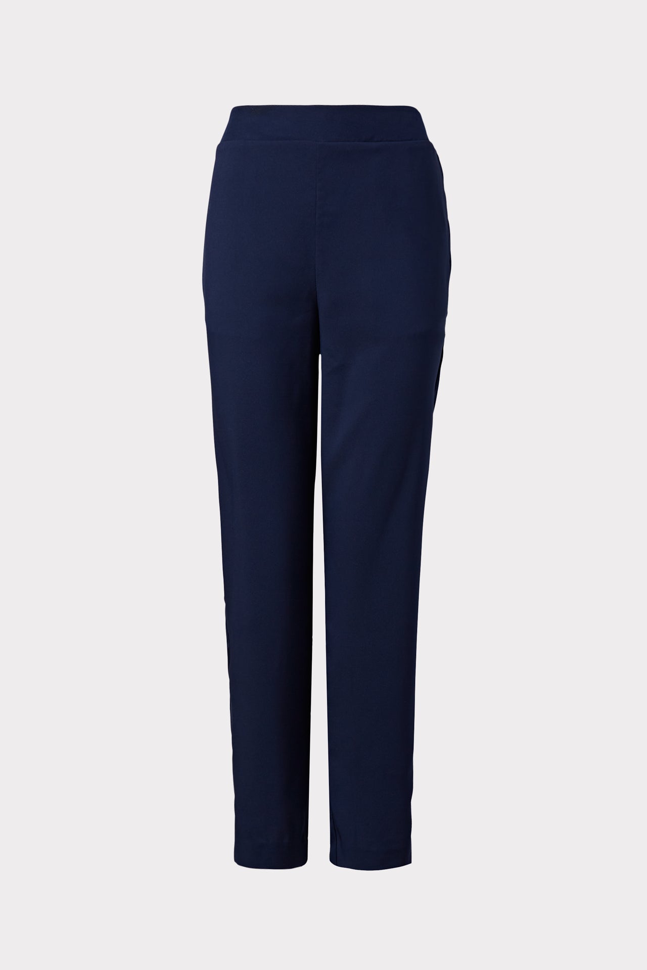 Milly Marcia Satin Pants In Navy