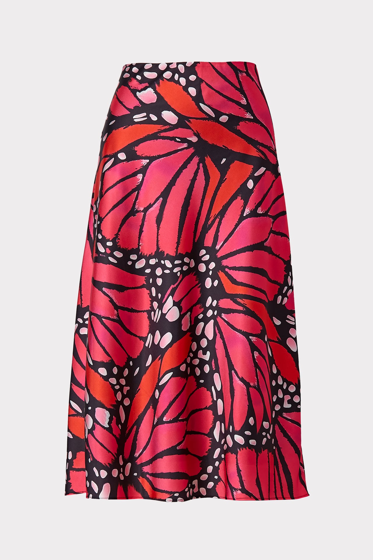 MILLY FION BUTTERFLY STENCIL BIAS SKIRT