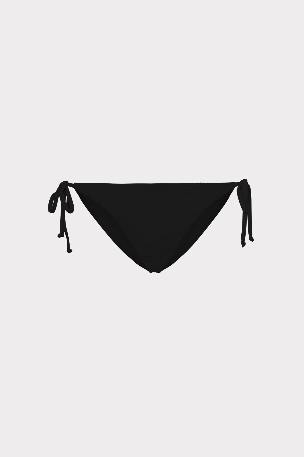 Women's Ribbed Triangle String Bikini Top - Wild Fable™ Black XXS