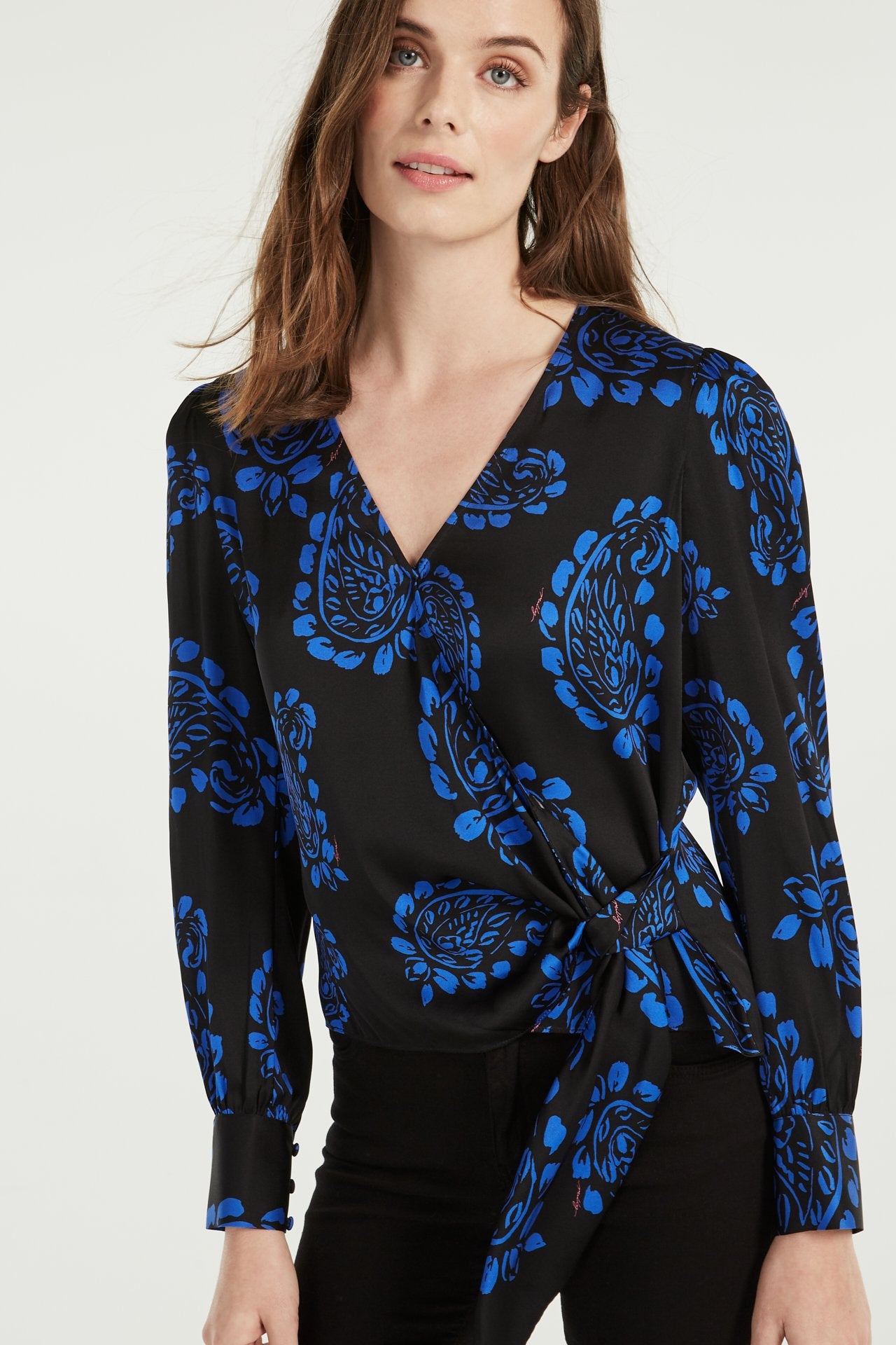 MILLY TOSSED PAISLEY TOP