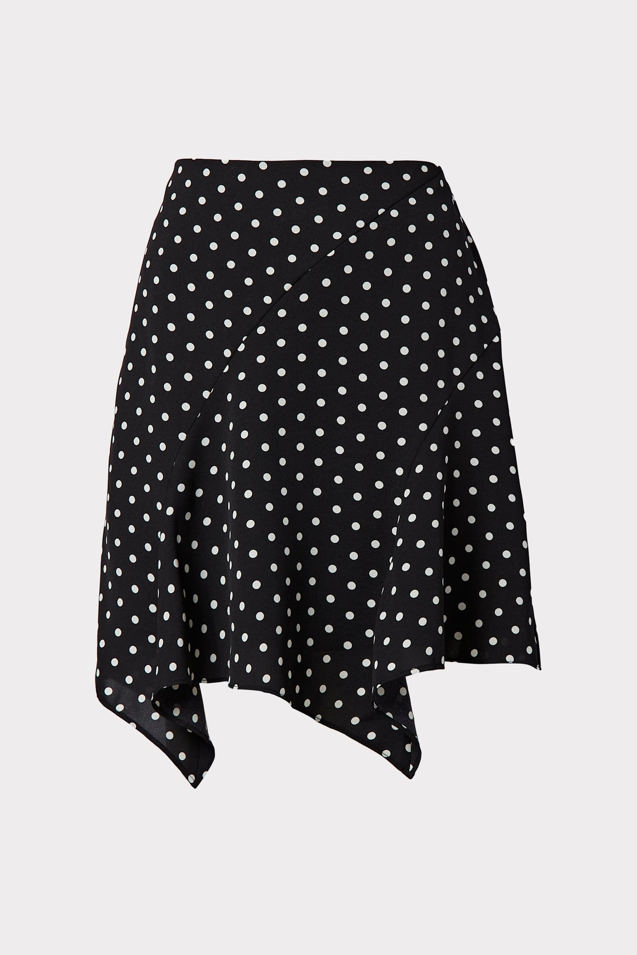 MILLY LAURA SMALL DOT PRINT SKIRT