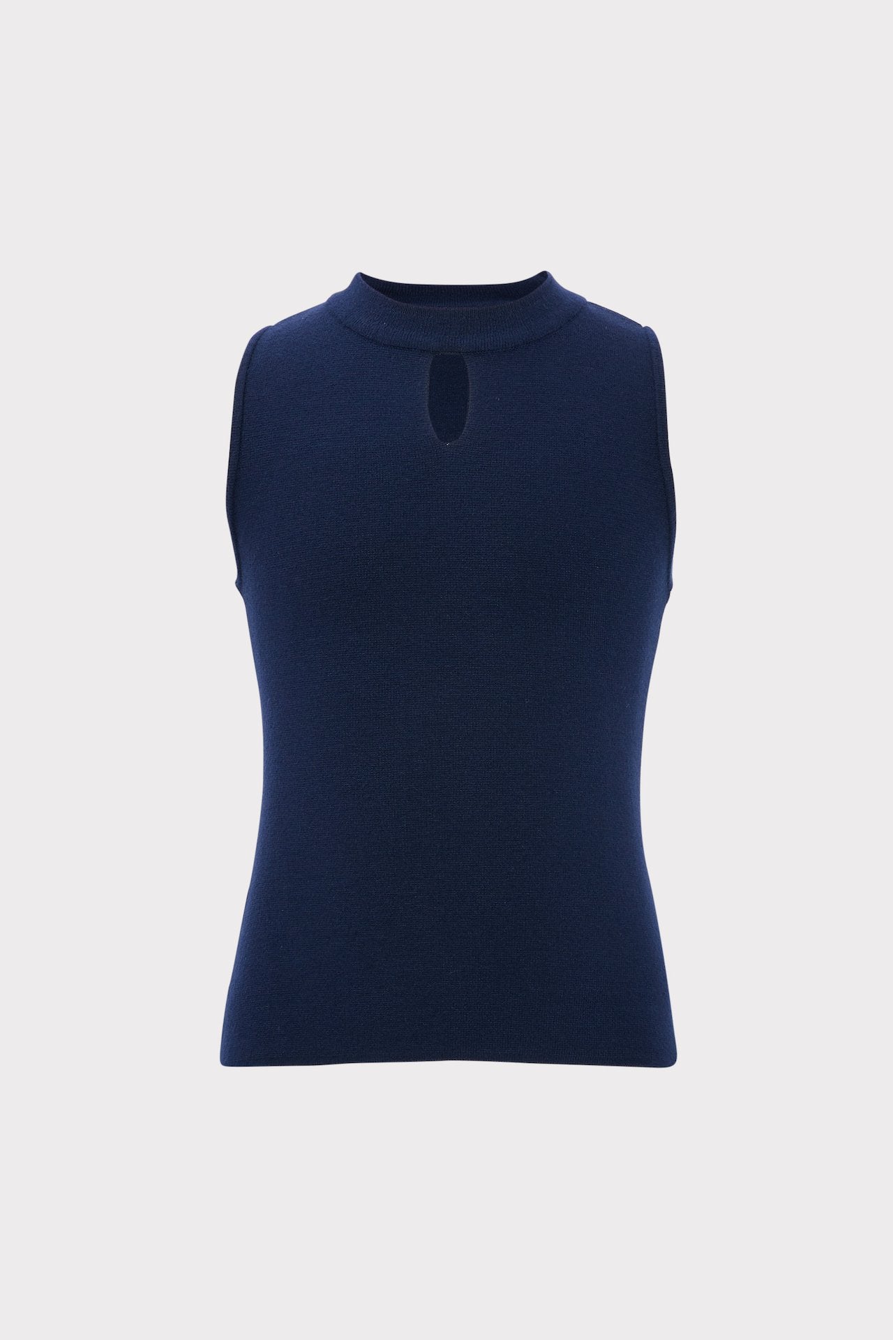 Milly Minis Vneck Cutout Tank In Navy