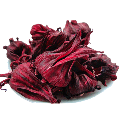 Dried roselle flowers