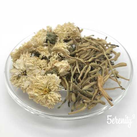 In Traditional Chinese Medicine, Honeysuckle and Chrysanthemum tea double flower detox tea