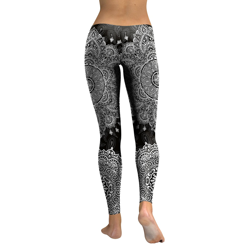 'Aditi' Mandala Print Leggings / Yoga Pants – Yogi Yard