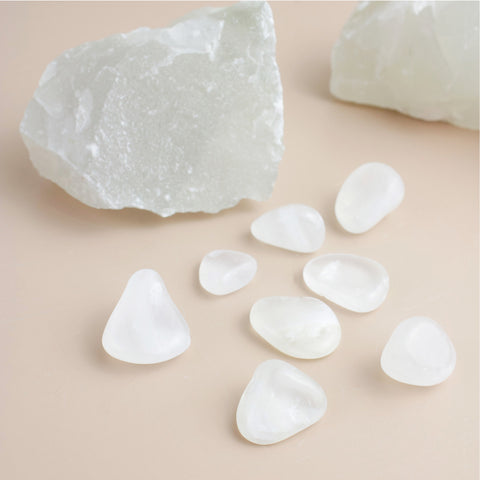 Aragonite Healing Crystals - Muse + Moonstone