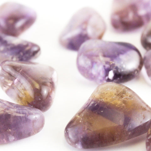 Shop Ametrine Tumbled Crystals - Muse + Moonstone