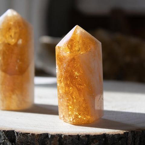 Citrine Healing Crystals - Muse + Moonstone