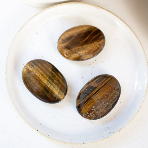 Gold Tiger's Eye Crystals - Muse + Moonstone