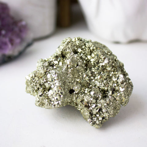 Pyrite Crystals - Muse + Moonstone