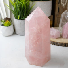 Rose Quartz - Large Polished Tower