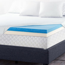 Load image into Gallery viewer, Giselle Bedding Single Size Dual Layer Cool Gel Memory Foam Topper
