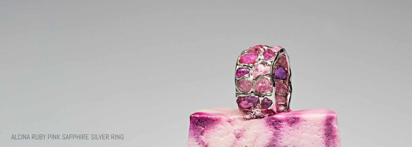 pink sapphire ring german kabirski