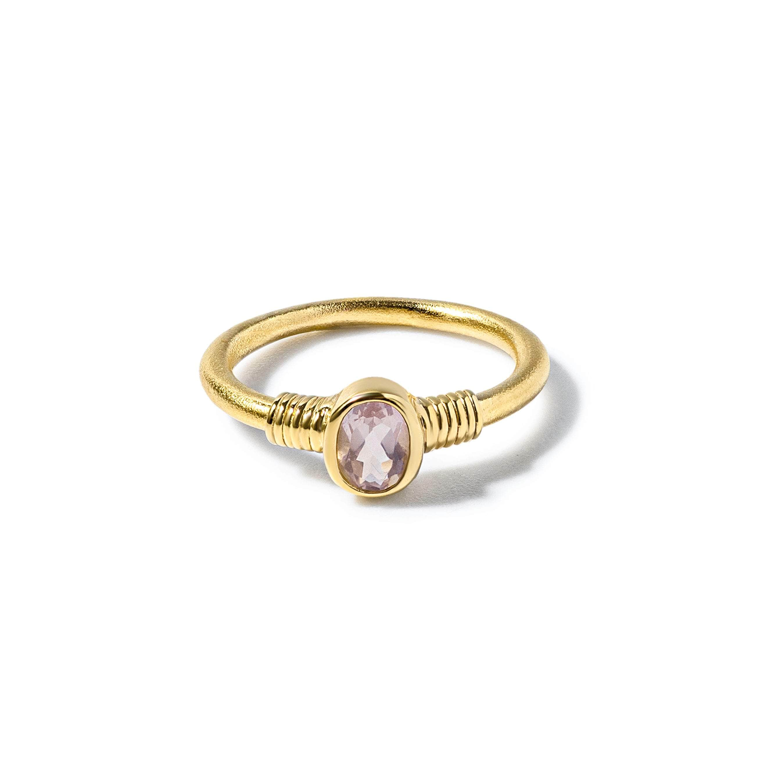 Image of Edor Rose Quartz Ring (Gold 18K)